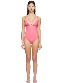 Pink 'Le Maillot Pila' One-Piece Swimsuit