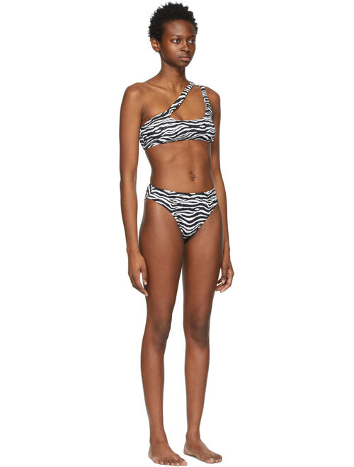 Solid & Striped Black & White Zebra 'The Brody' Bikini