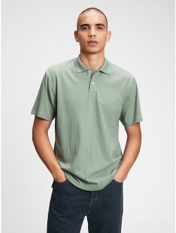 Organic Cotton Relaxed Fit Polo T-Shirt