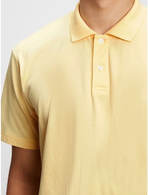 GAP Organic Cotton Relaxed Fit Polo T-Shirt