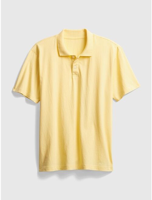 GAP Organic Cotton Relaxed Fit Polo T-Shirt