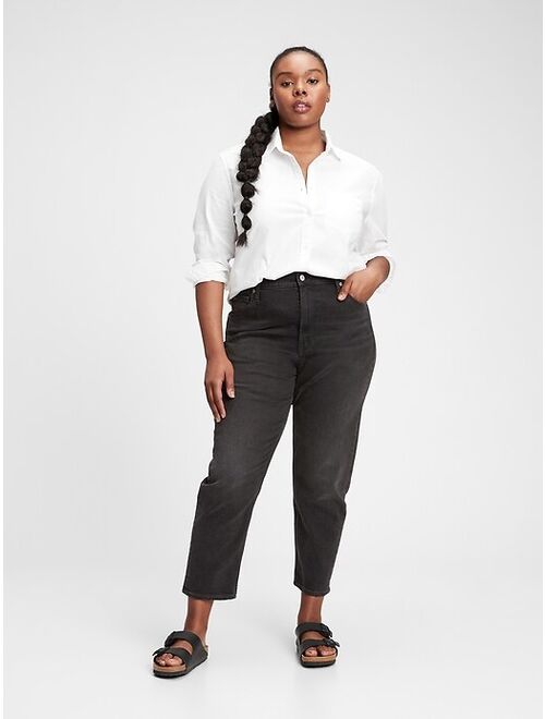 GAP Sky High Rise Mom Jeans With Washwell™