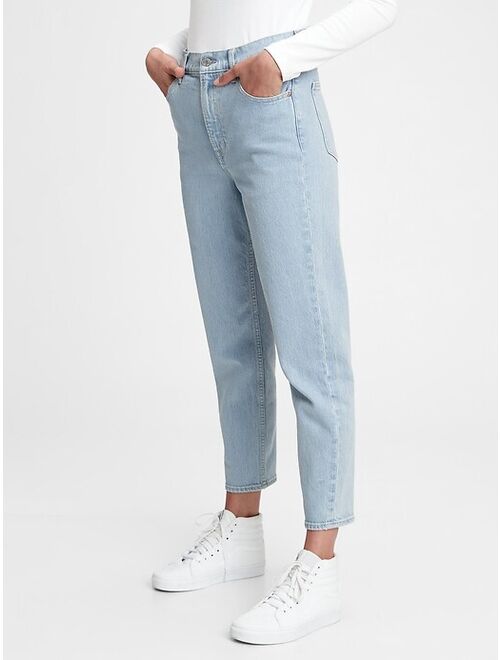 GAP Sky High Rise Mom Jeans With Washwell™