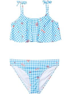 Kids Vichy Paradise Flutter Set Swimsuit (Toddler/Little Kids/Big Kids)