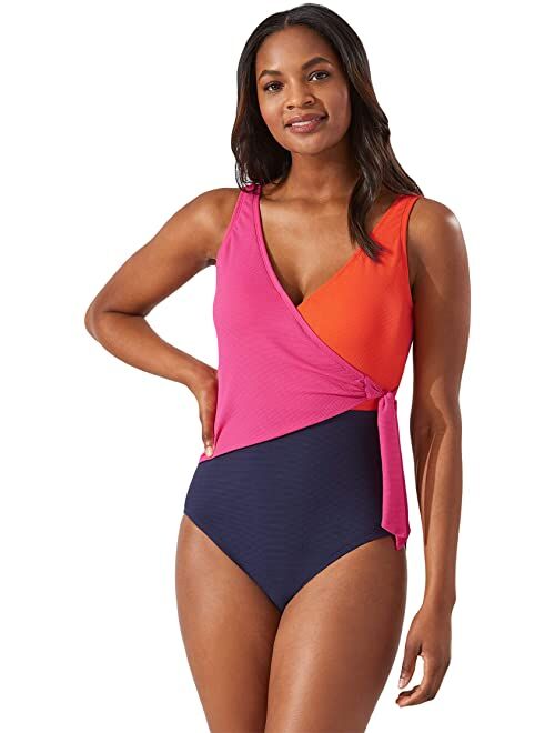 Tommy Bahama Island Cays Color-Block One-Piece