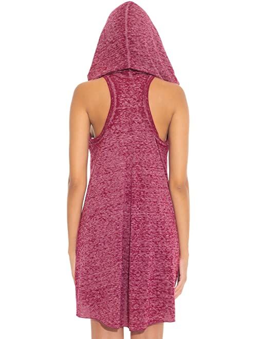 BECCA by Rebecca Virtue Beach Date Hooded T-Shirt Dress Cover-Up