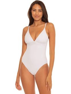 BECCA by Rebecca Virtue Fine Line Rib Abigail One-Piece