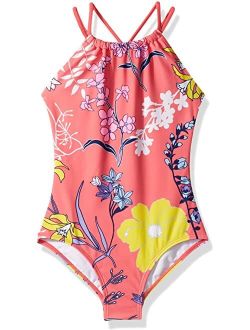 Jasmine Beach Sport Halter One-Piece Swimsuit (Little Kids/Big Kids)