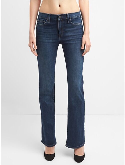 GAP Mid Rise Perfect Boot Jeans With Washwell™