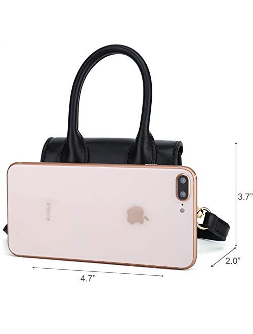 CATMICOO Mini Purse for Women, Mini Bag with Crocodile Pattern