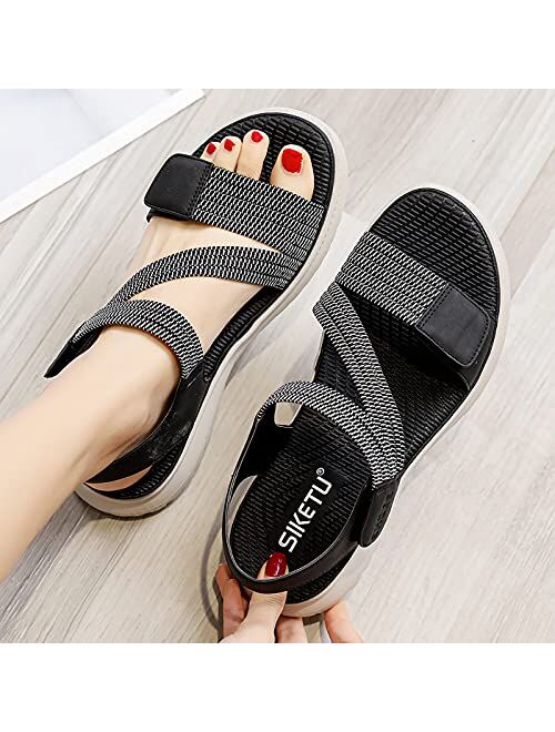 ChayChax Womens Sport Sandals Comfort Walking Sandals with Arch Support Ankle-Strap Sandal for Women