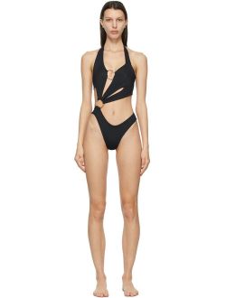 Louisa Ballou Black Sex Wax One-Piece Swimsuit