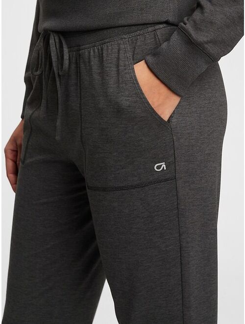 GapFit Brushed Tech Jersey Ankle Joggers