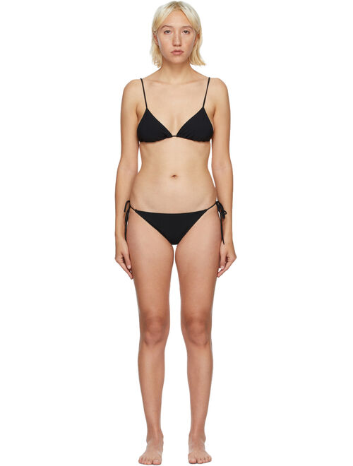 Lido Black Nylon And Elastane  Bikini Set