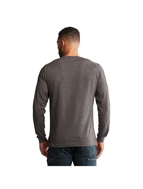Timberland PRO FR Cotton Core Long Sleeve Pocket T-Shirt with Logo