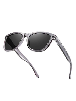 Polarized Sunglasses for Men Women Retro Classic UV400 Protection Sunglasses