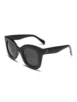 Retro Cat Eye Sunglasses Women Men Vintage Square Tortoise Shell Fashion Cateye Sunglasses