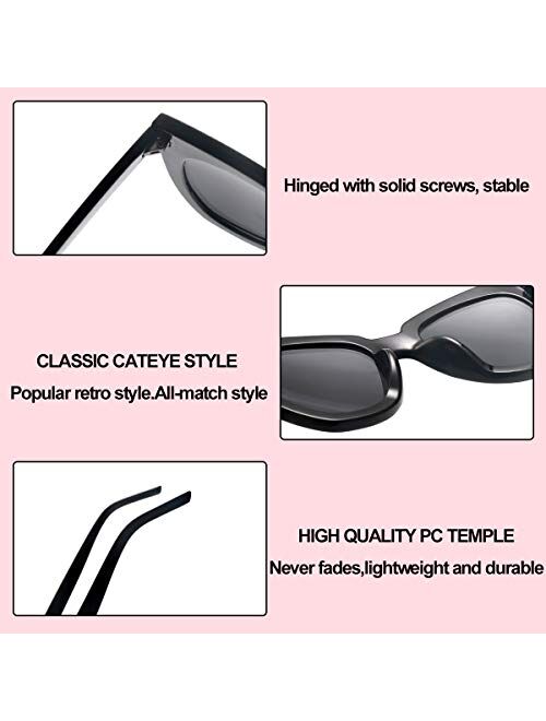 Dollger Retro Cat Eye Sunglasses Women Men Vintage Square Tortoise Shell Fashion Cateye Sunglasses