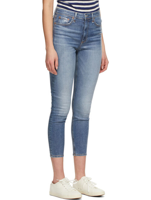 rag & bone Blue Nina Skinny Jeans