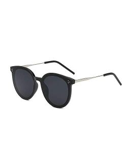 Round Polarized cat eye sunglasses for women men fashion shades