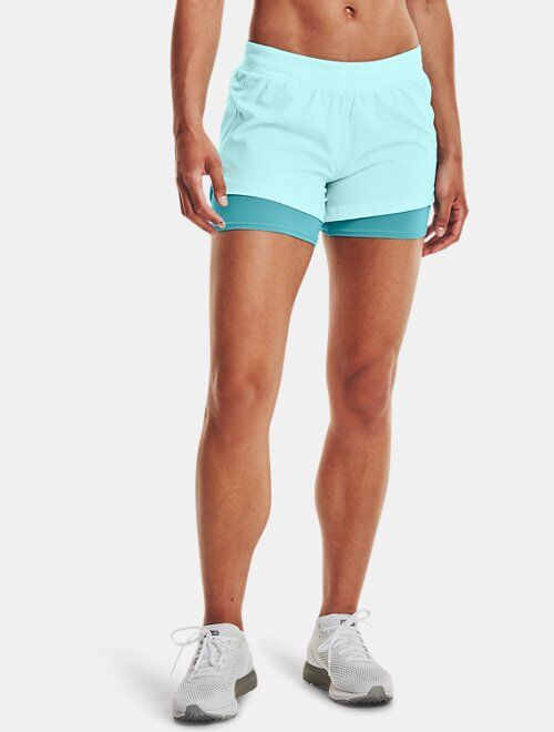 Under Armour Women's UA Iso-Chill Run 2-in-1 Shorts
