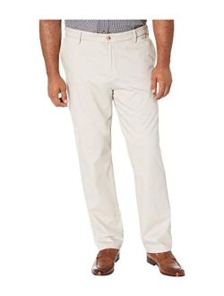 Men's Big and Tall Modern Tapered Fit Signature Khaki Lux Cotton Stretch Pants