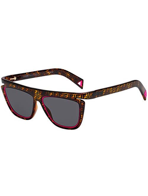 Fendi FF0384/S 0T4 Hanava Pink FF0384/S Square Sunglasses Lens Category 3 Size