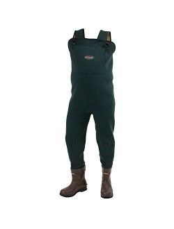 Frogg Toggs Amphib Neoprene Bootfoot Chest Wader, Cleated or Felt Outsole