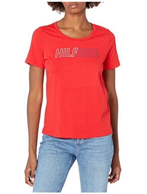 Tommy Hilfiger Women's Premium Short Sleeve Crew Neck T-Shirt