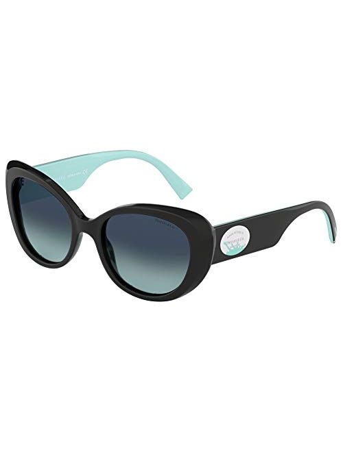 Sunglasses Tiffany TF 4153 80019S BLACK, Black on Tiffany Blue, 54-19-140