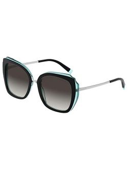 Tiffany TF4160 82853C Black/Blue TF4160 Square Sunglasses Lens Category 3 Siz