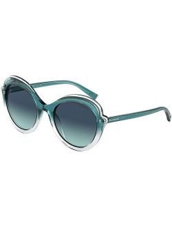 Sunglasses Tiffany TF 4155 82239S Transp Petroleum Grad Blue