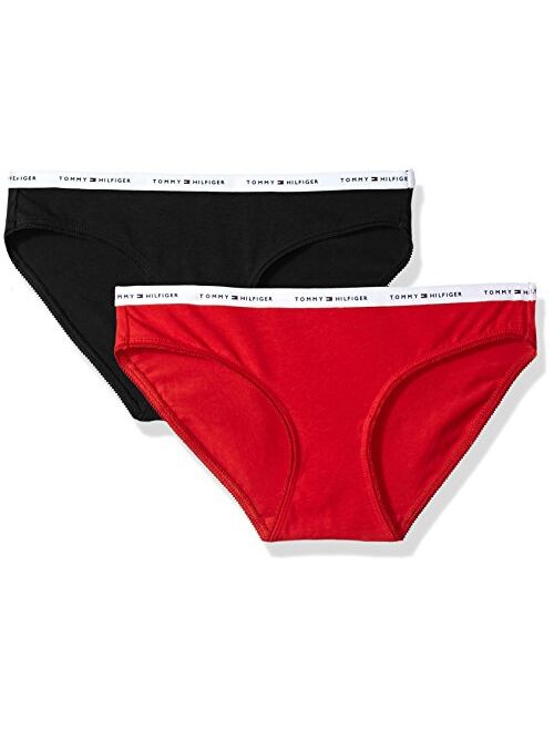 Tommy Hilfiger Women's Solid Cotton Bikini Underwear Panty, Multipack