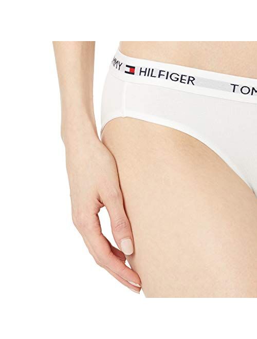 Tommy Hilfiger Women's Cotton Logoband Th Bikini Underwear Panty, Single Or 2-Pack