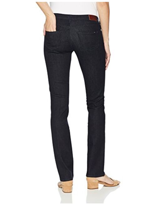 Tommy Hilfiger Women's Straight Leg Sandy Mid Rise Jeans