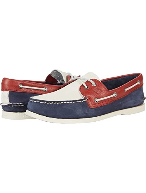 Sperry A/O 2-Eye Tumbled Lace Up Boat Shoes
