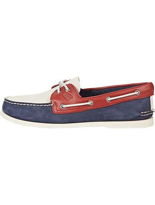 Sperry A/O 2-Eye Tumbled Lace Up Boat Shoes