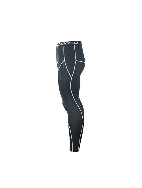 ARSUXEO Men's Compression Tights Running Pants Baselayer Legging K3