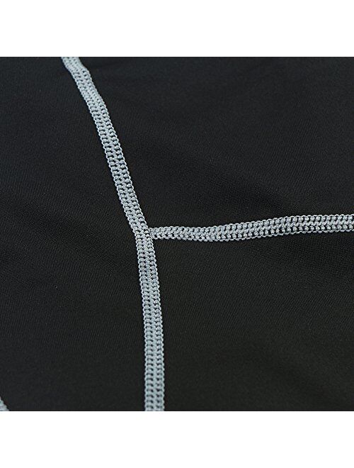 ARSUXEO Men's Compression Tights Running Pants Baselayer Legging K3