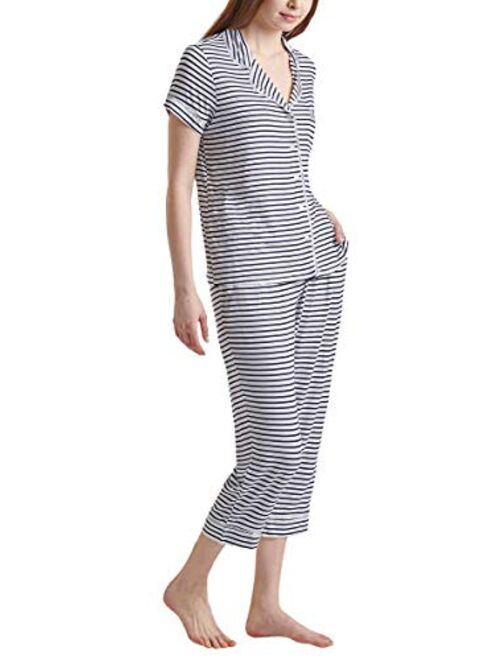 Tommy Hilfiger 2 Piece Notch Collar Pajama Set