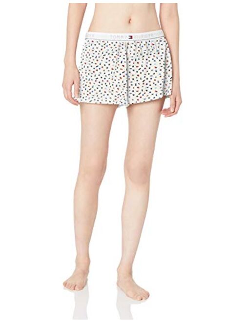 Tommy Hilfiger Logo Women's Top and Shorts Pajama Set Pj