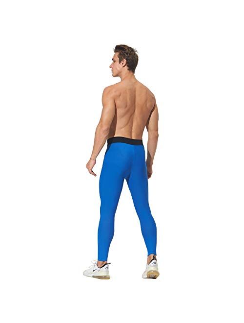 SS COLOR FISH Men Compression Pants Athletic Baselayer Workout Legging Running Tights for Men