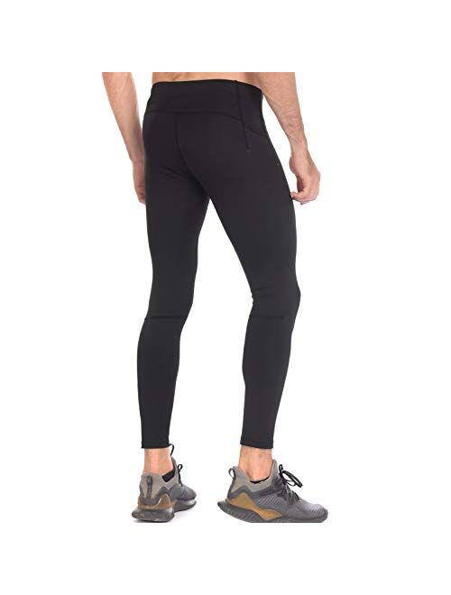 PIQIDIG Workout Leggings Yoga Pants with Pockets - Men Athletic Compression Pants Tights