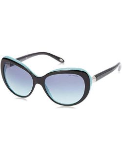 Tiffany TF4122 8055/9S Black/Blue TF4122 Cats Eyes Sunglasses Lens Category 3 S,56mm