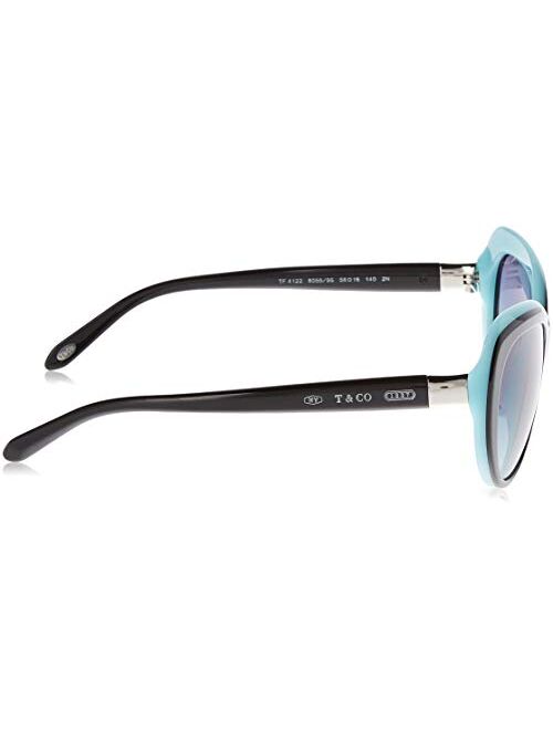 Tiffany TF4122 8055/9S Black/Blue TF4122 Cats Eyes Sunglasses Lens Category 3 S,56mm