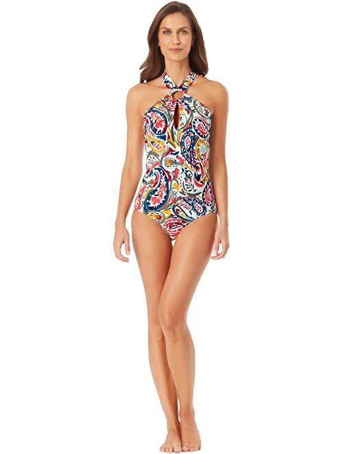 Anne Cole Ring High Neck One-Piece