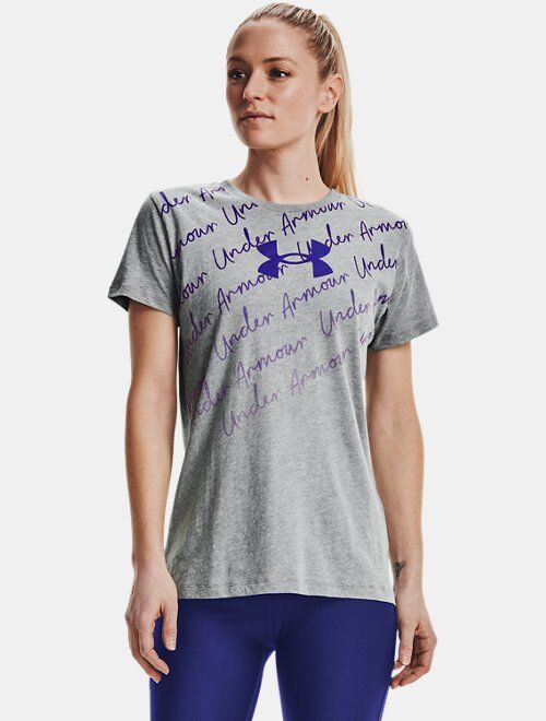 Under Armour Women's UA Repeat Graphic Short Sleeve