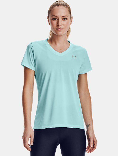 Under Armour Women's UA Tech™ Bubble Heather Short Sleeve V-Neck