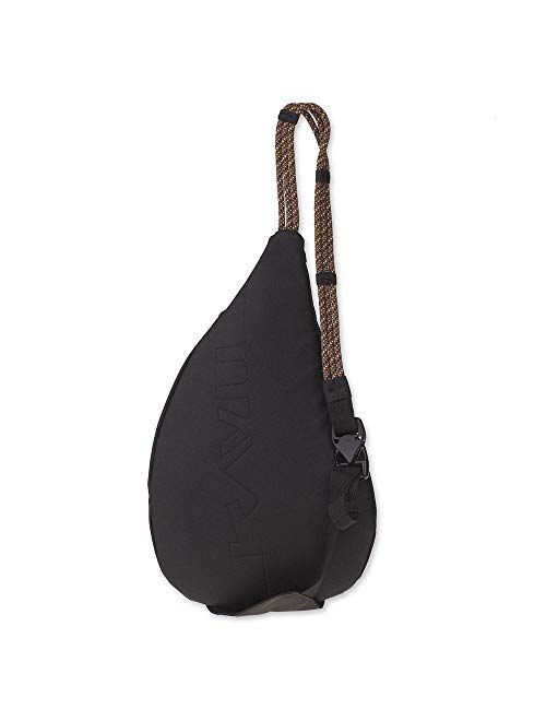 KAVU Mini Rope Sling Bag Polyester Crossbody Backpack - Purple Ikat