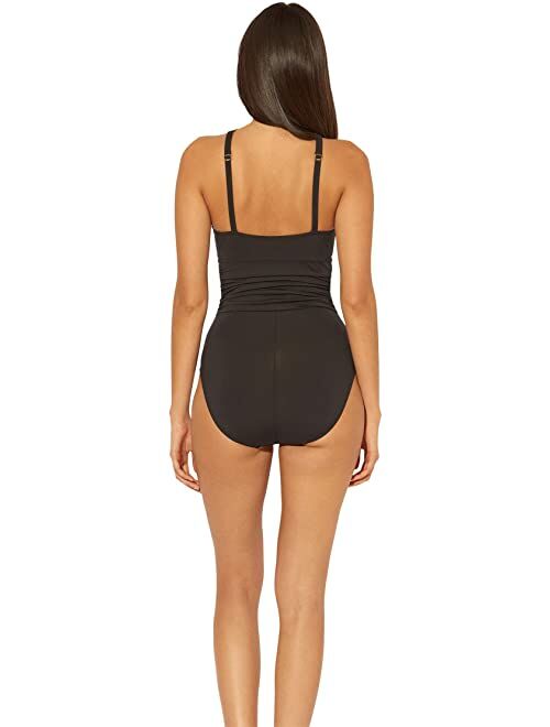 Bleu Rod Beattie Urban Goddess High Neck One-Piece with Keyhole and Removable Cups